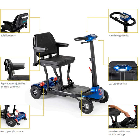 Scooter Eléctrico Plegable Practica