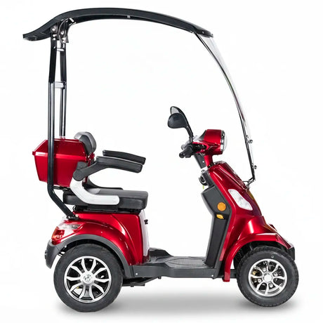 Scooter Eléctrico 4 Ruedas FASTER con Techo Veleco