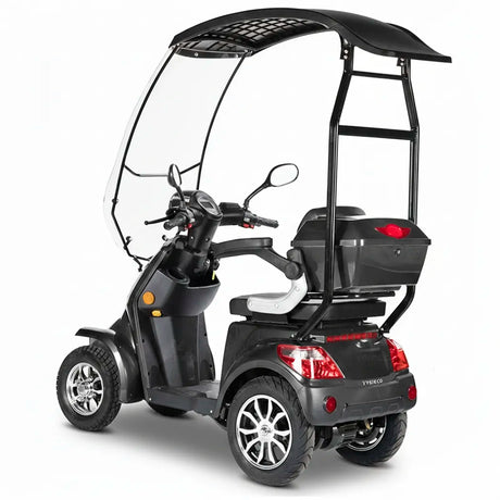 Scooter Eléctrico 4 Ruedas FASTER con Techo Veleco