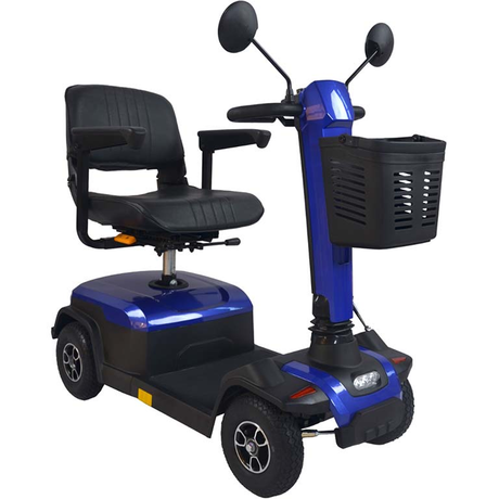Scooter Eléctrico 4 Ruedas Azul