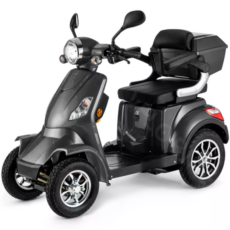 Scooter Eléctrico 4 Ruedas Gris