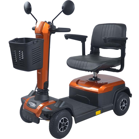 Scooter Eléctrico 4 Ruedas Naranja