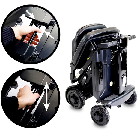 Scooter Eléctrico PLEGABLE 4 Ruedas