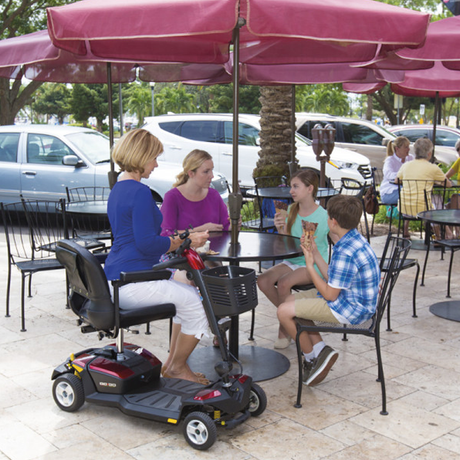 Scooter Eléctrico con Suspensión 17Ah 4 Ruedas Gogo-Lx
