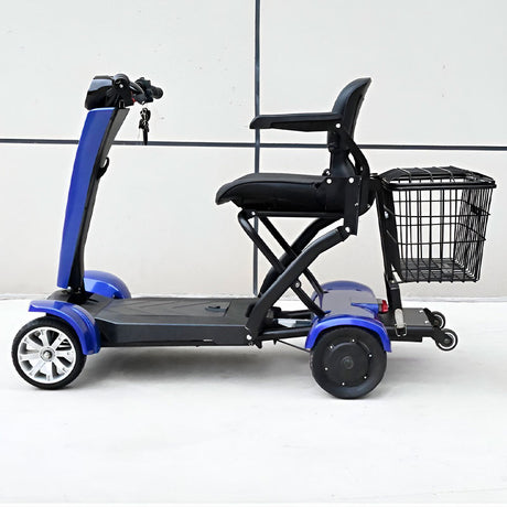 Scooter Plegable Automático Potente Cesta Práctica