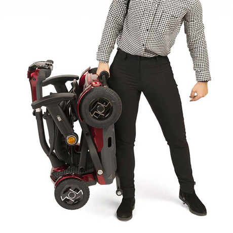 Scooter Eléctrico PLEGADO AUTOMÁTICO con botón I-Láser