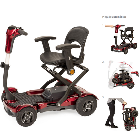 Scooter Eléctrico PLEGADO AUTOMÁTICO con botón I-Láser