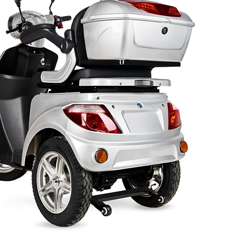 Scooter Electrica 3 Ruedas Gris Cofre