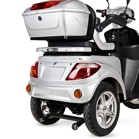 Scooter Electrica 3 Ruedas Gris Resistente