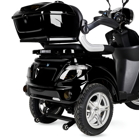 Scooter Electrica 3 Ruedas Negro Ruedines