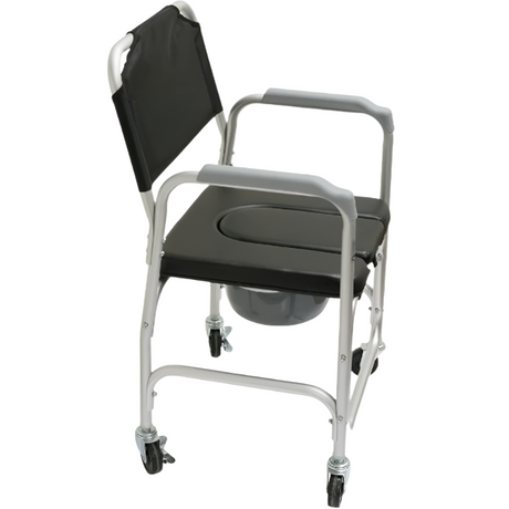 Silla de Ruedas para Ducha con WC con tapa incluida dortomedical