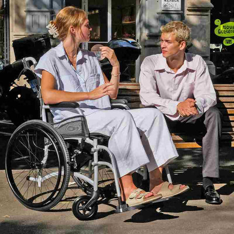 Silla de Ruedas Autopropulsable y Plegable con QUICK RELEASE Ergo Transit