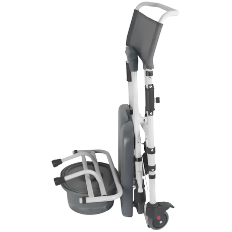 Silla de Inodoro PLEGABLE de Aluminio con Ruedas CERDEÑA