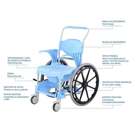 Silla MOEM para Ducha y Baño