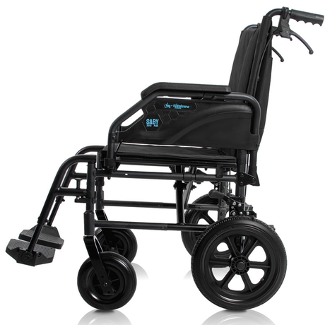 Silla de Ruedas Ortopédica Plegable de Aluminio o Acero SABY PLUS