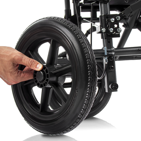 Silla de Ruedas Ortopédica Plegable de Aluminio o Acero SABY PLUS