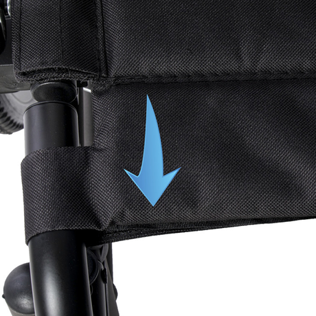 Silla de Ruedas Ortopédica Plegable de Aluminio o Acero SABY PLUS