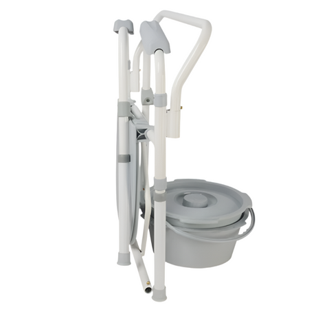 Silla WC PLEGABLE y Segura Resistente 135 kg GROENLANDIA