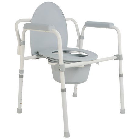 Silla WC PLEGABLE y Segura Resistente 135 kg GROENLANDIA