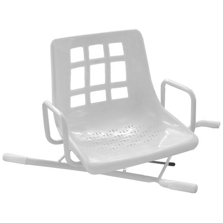 Silla Giratoria Banera Acero Inoxidable Comoda