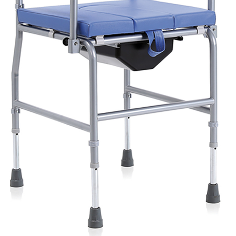 Silla con Inodoro Regulable en Altura y Asiento Acolchado Kómoda