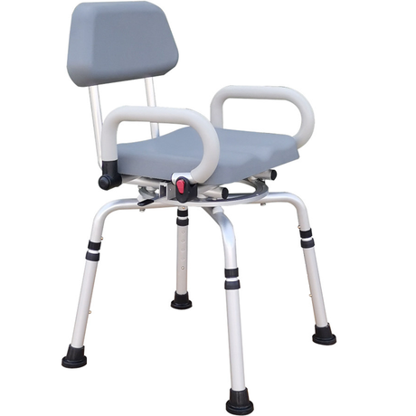 Silla de Ducha GIRATORIA Acolchada