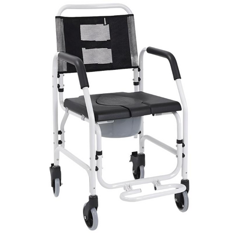 Silla de Ducha y WC con Ruedas Aluminio Onda