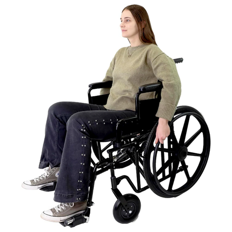 Silla de Ruedas Ancha Comoda