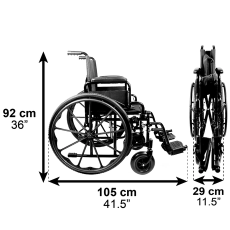 Silla de Ruedas Autopropulsable Pequeña