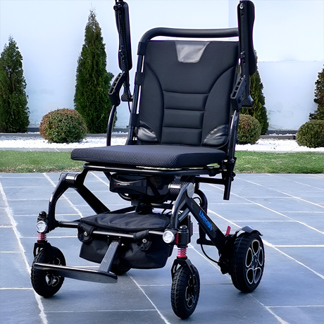 Silla de Ruedas Eléctrica Plegable Abatible