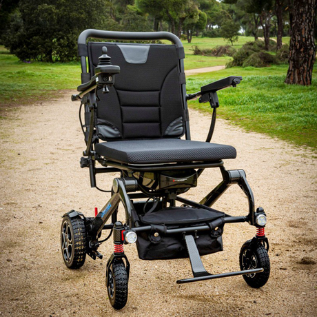Silla de Ruedas Eléctrica Plegable Gran Autonomia