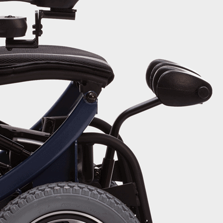 Silla de Ruedas Eléctrica de Bipedestación Soporte Rodillas