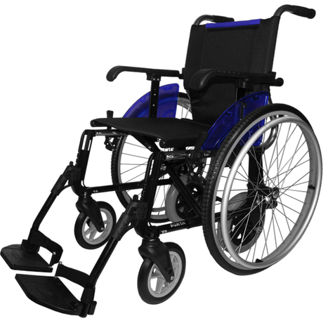 Silla de Ruedas Line DUO Azul Ergonomica