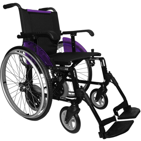 Silla de Ruedas Line DUO Malva Resistente