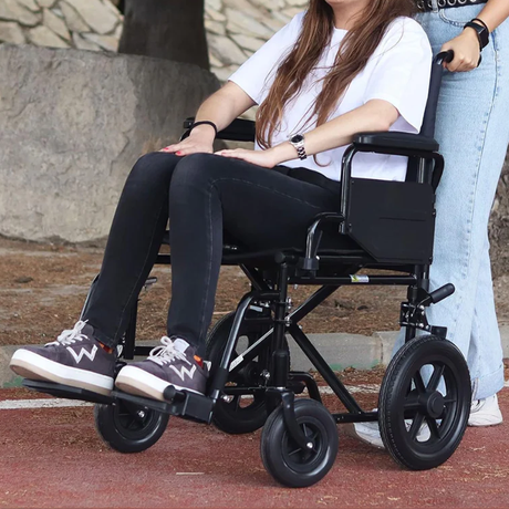 Silla de Ruedas Plegable de Traslado