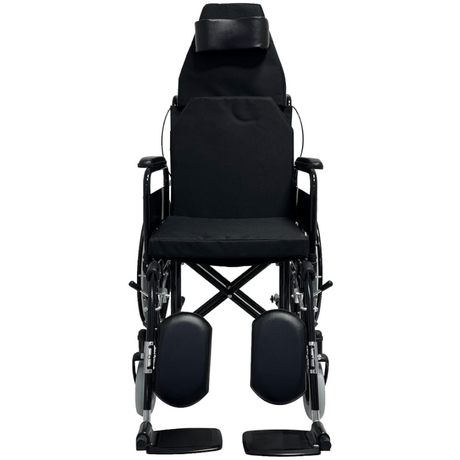 Silla de Ruedas RECLINABLE Respaldo Alto y Apoyacabezas