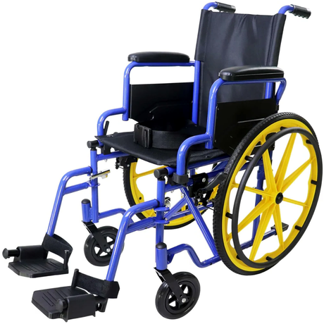 Silla de Ruedas para Niños Azul