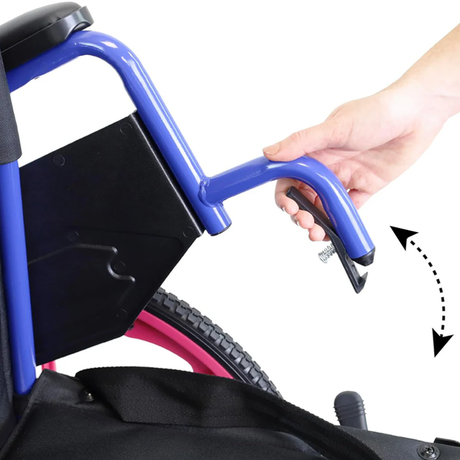Silla de Ruedas para Niños Morada