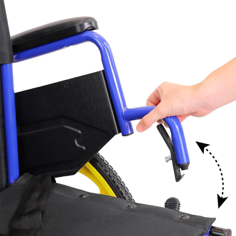 Silla de Ruedas para Niños Reposabrazos Abatibles