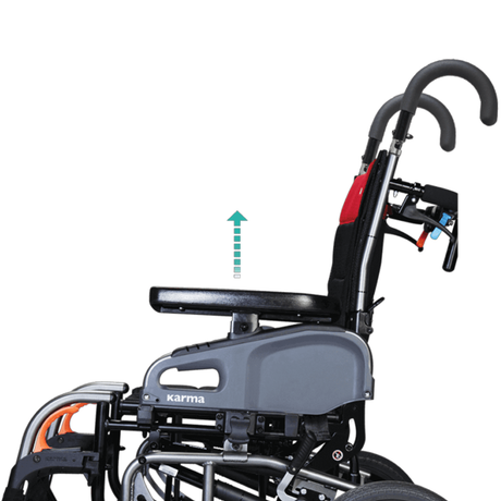 Silla de ruedas Basculante Reposabrazos Ajustables