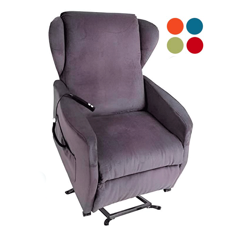 Sillón Eléctrico con Mando NINFEA colorido