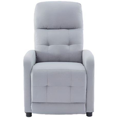 Sillón Reclinable Manual Gris