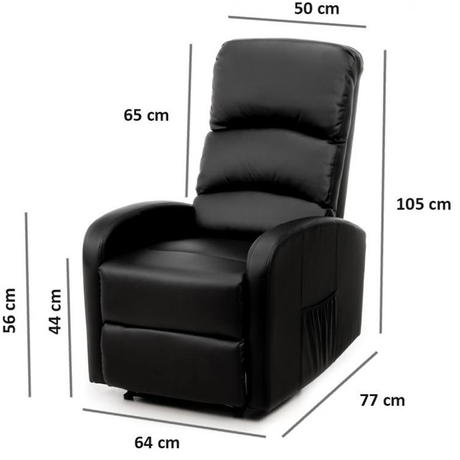 Sillón Reclinable Manual Compacto