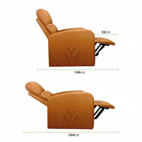 Sillón Relax LEVANTA PERSONAS con Masaje Vibratorio y Calor Lumbar BLANCO