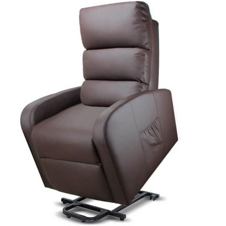 Sillón Relax LEVANTA PERSONAS con Masaje Vibratorio y Calor Lumbar BLANCO
