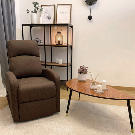 Sillon Reclinable Electrico Levanta Personas Compacto Marron