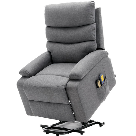 Sillon Reclinable Electrico Levanta Personas Gris