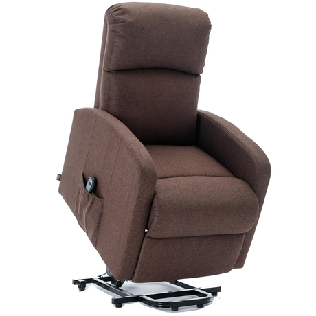 Sillon Reclinable Electrico Levanta Personas Marron Compacto
