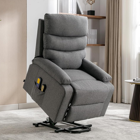 Sillon Reclinable Electrico Levanta Personas Reposapies Blando