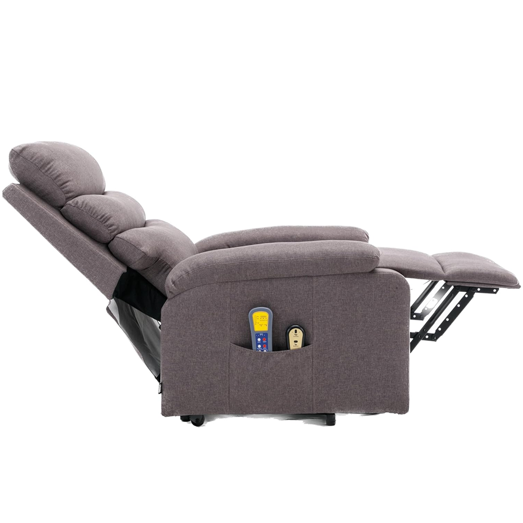 Sillon Reclinable Electrico Levanta Personas Transpirable